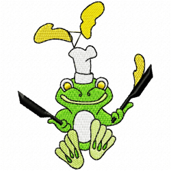 Chef Embroidery Design 3